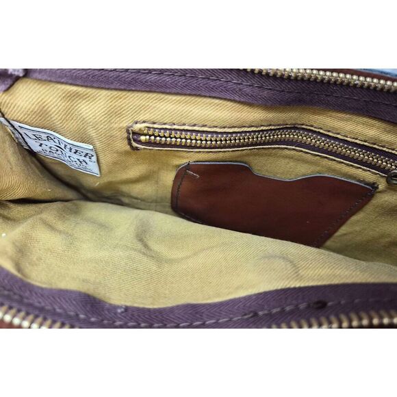 Leather Touch patchwork purse - Picture 3 of 7